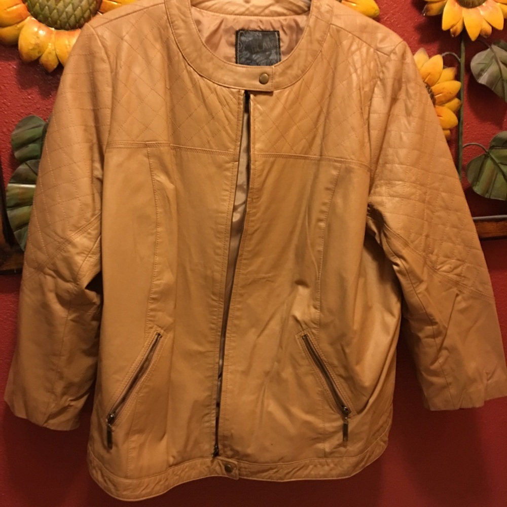 NWT women’s leather moto jacket